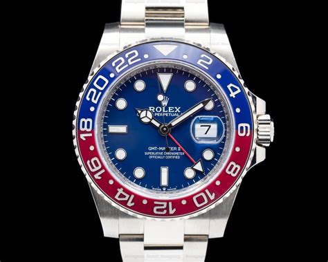 rolex blue hand gmt pepsi|rolex gmt pepsi price.